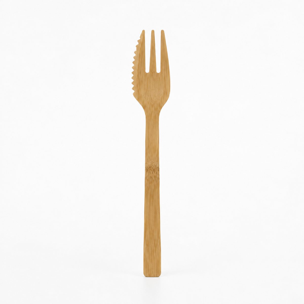 Bamboe Vork met Snijrand 12 cm